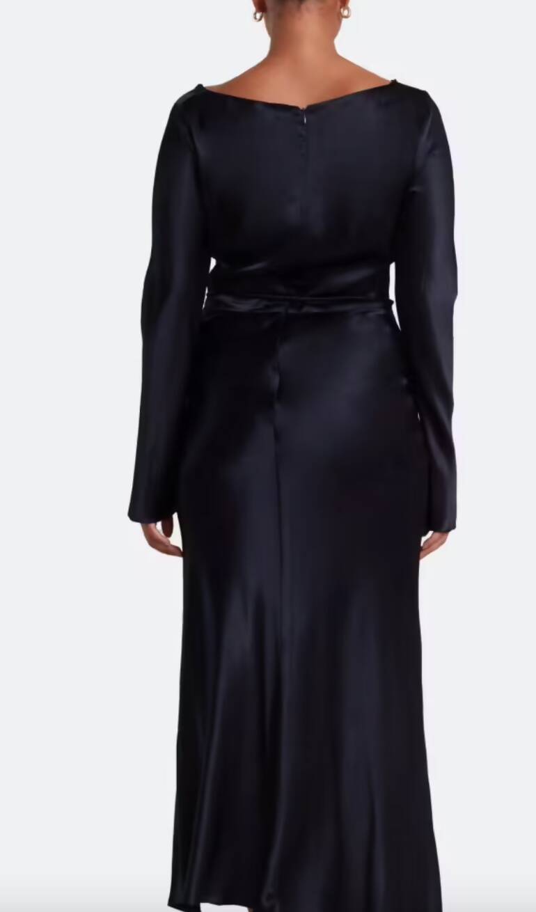 Bec & Bridge Moon Dance Long Sleeve Cowl Navy The Designer Hire