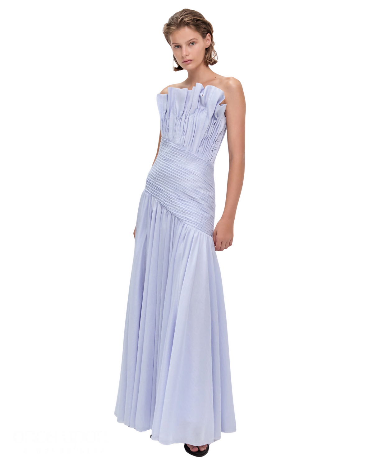 Aje Aquiline Gown French Blue