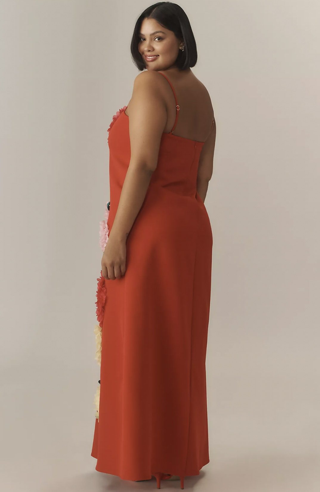 Elliatt Buttercup Embroidered Maxi Dress In Red XL/ AU14-16