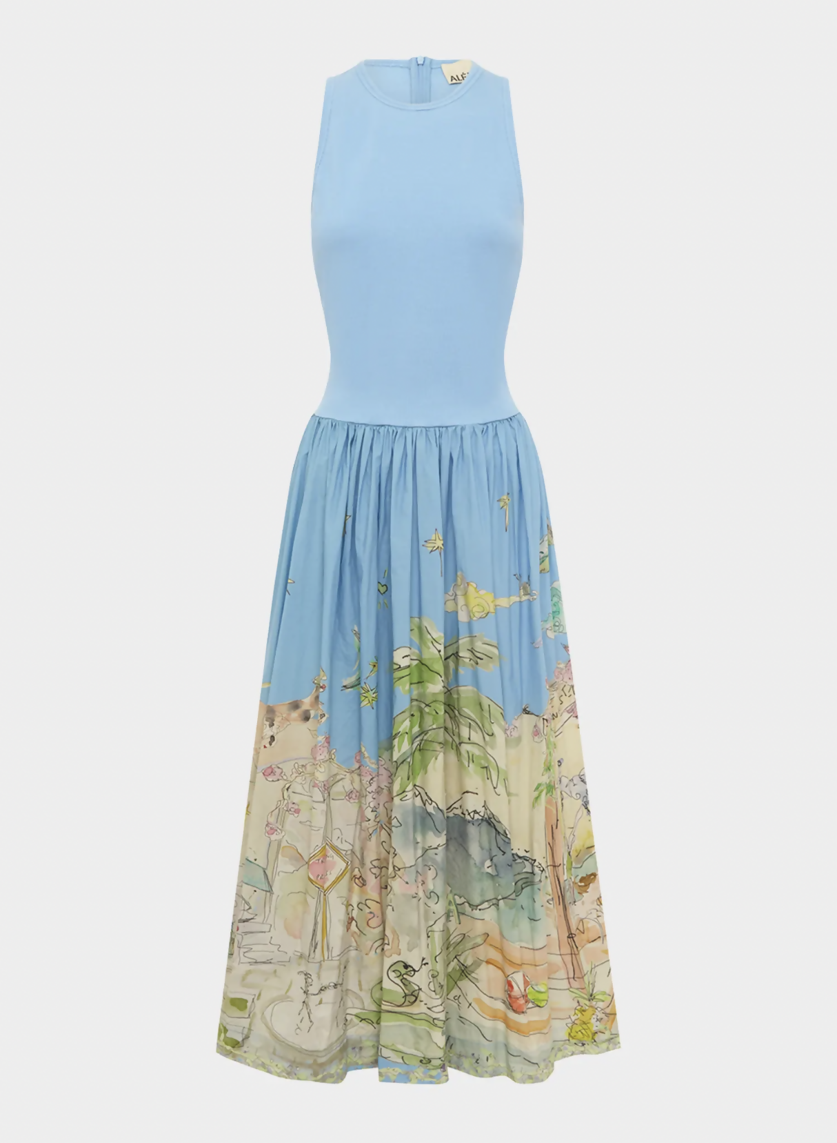 ALÉMAIS Anouk Tank Midi Dress Size 14