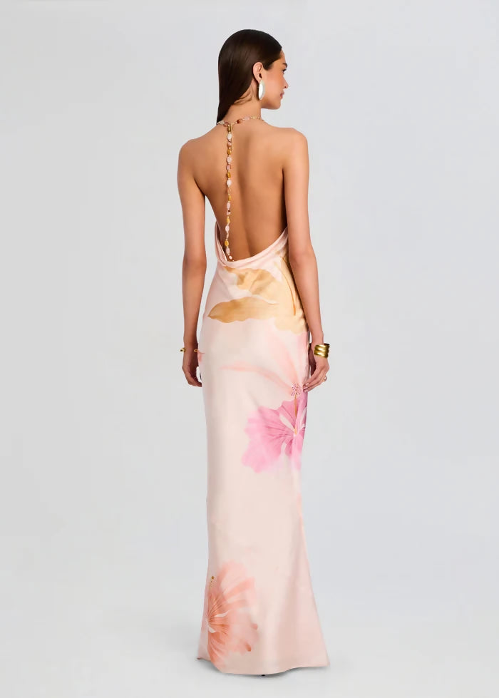Retrofete Padma Peche Primavera Gown