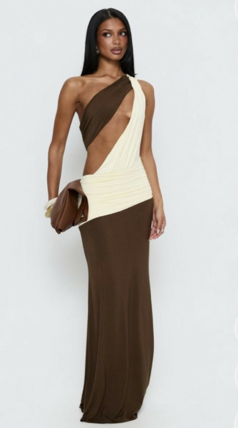 Loletta drape maxi dress Size 8
