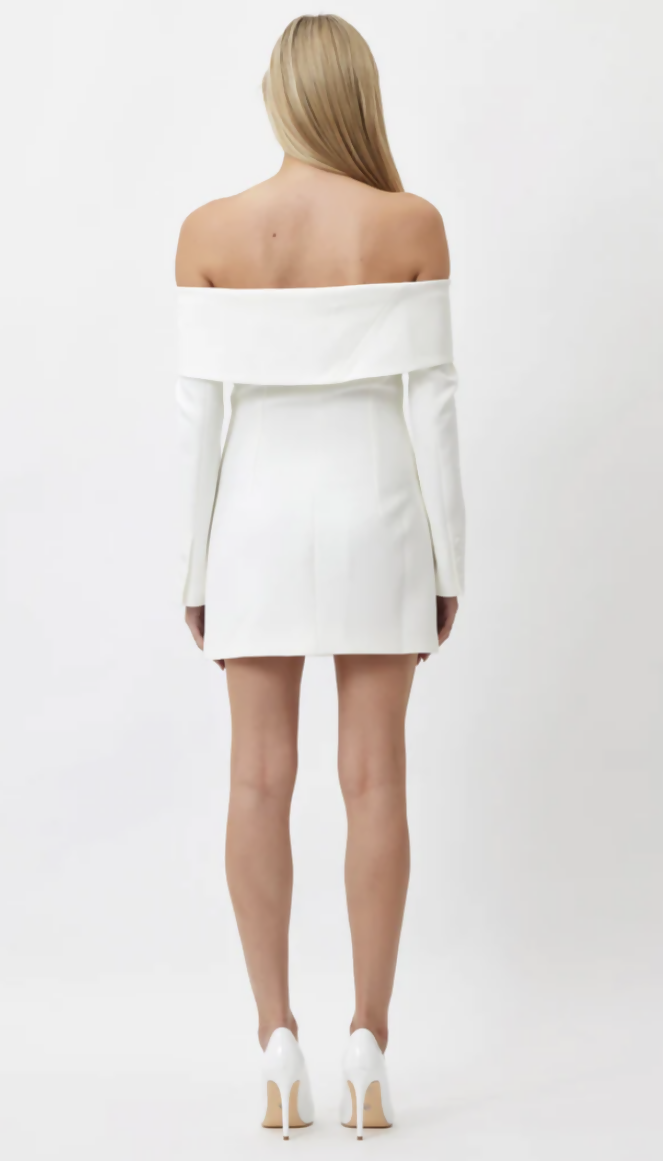 Bianca & Bridgett Chloe Blazer Dress in White