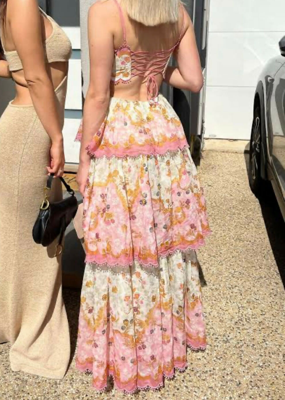 Zimmermann Laurel Frill Midi Dress