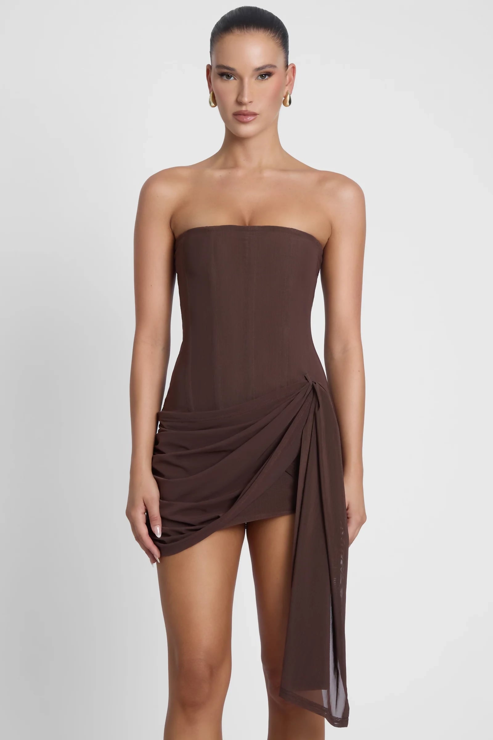 Leau Mira Mesh Corset Mini Size M