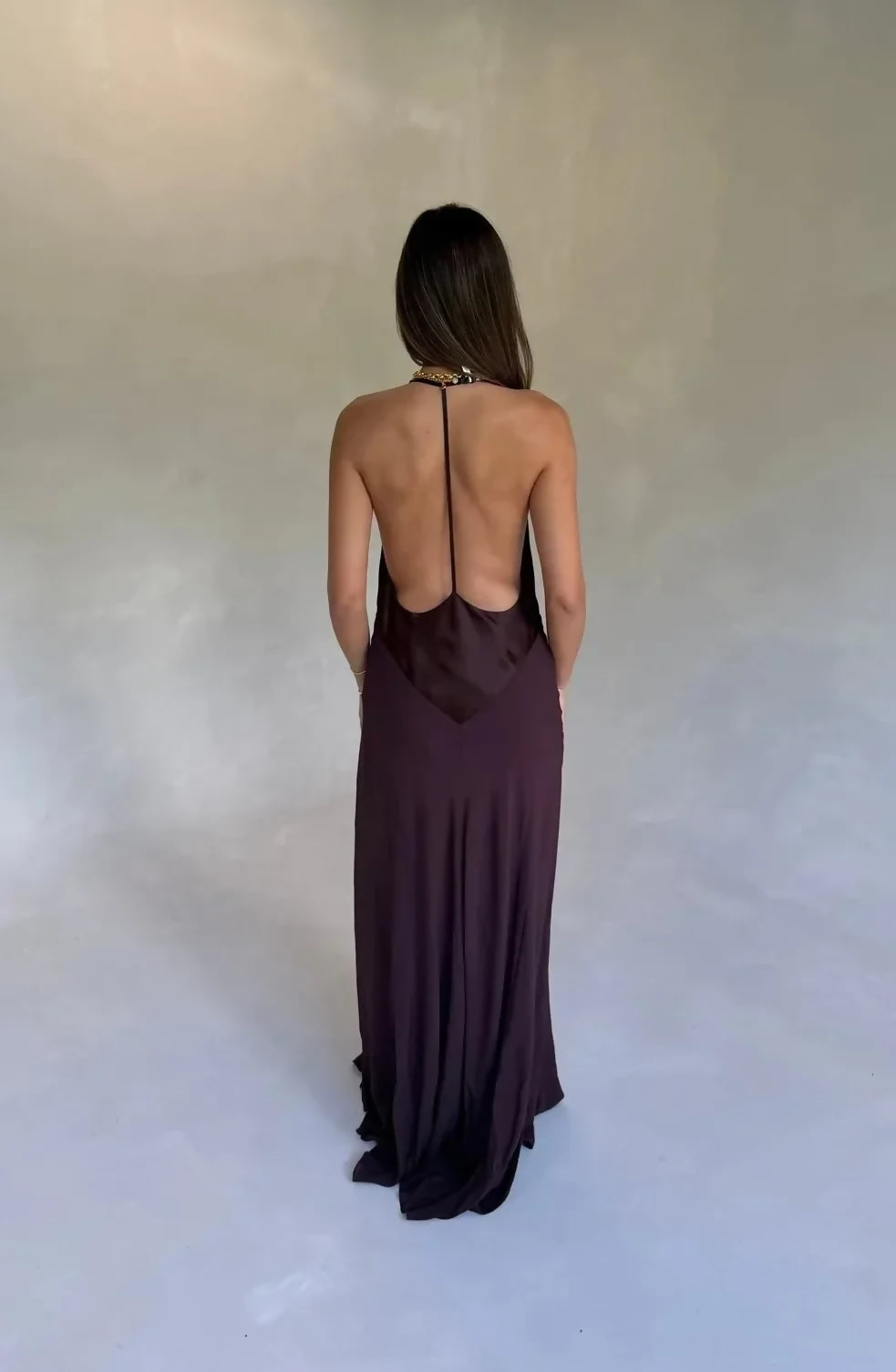 Jaz V Neck Maxi Dress Size S