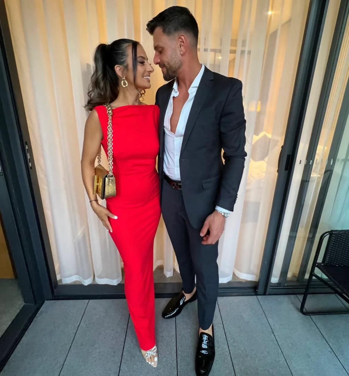 Effie Kats Verona Gown Red