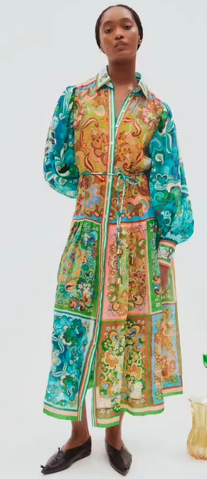 Alemais Dreamer Shirt Midi Dress