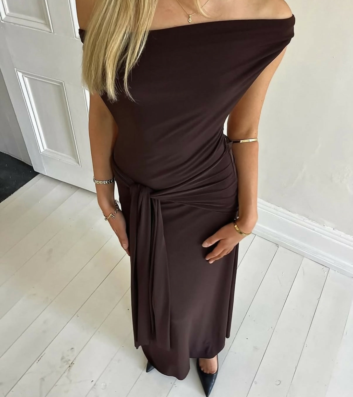 Nadia Dress Brown
