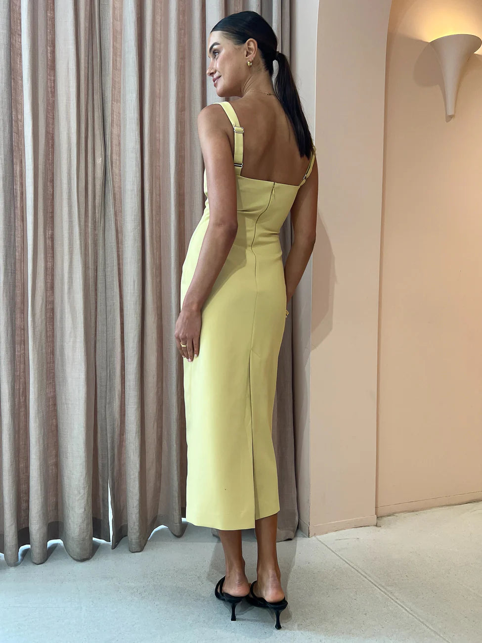 Camilla And Marc Brixton Dress in Mustard Yellow