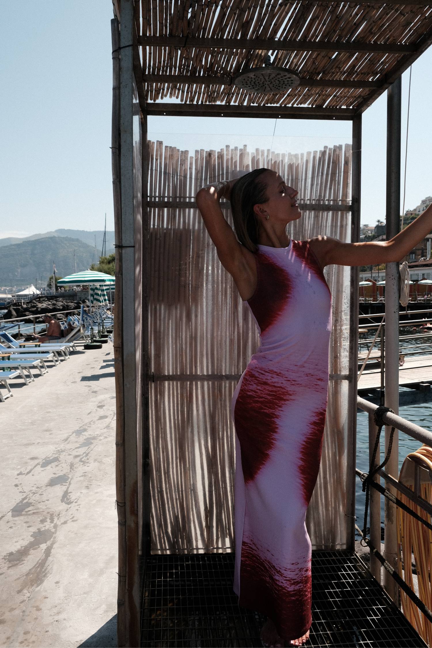With Harper Lu Racer Dress - Isola Ocean