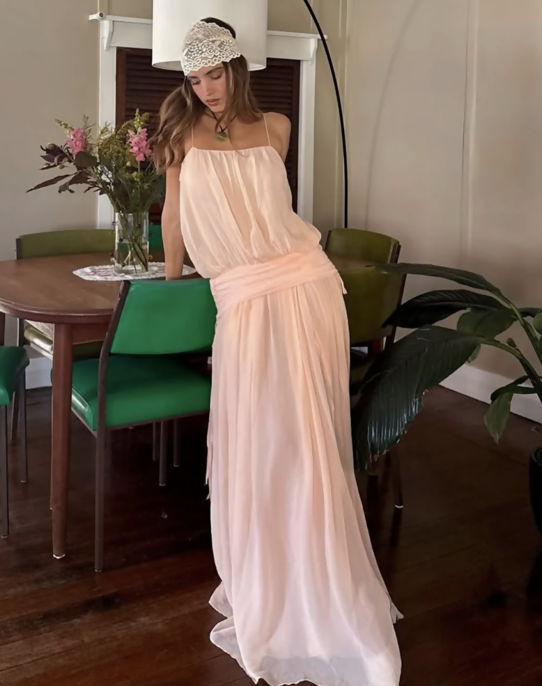Bec & Bridge Camille Blouson Maxi Peach