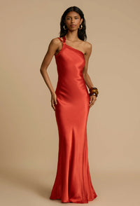 Monique Dress - Rust