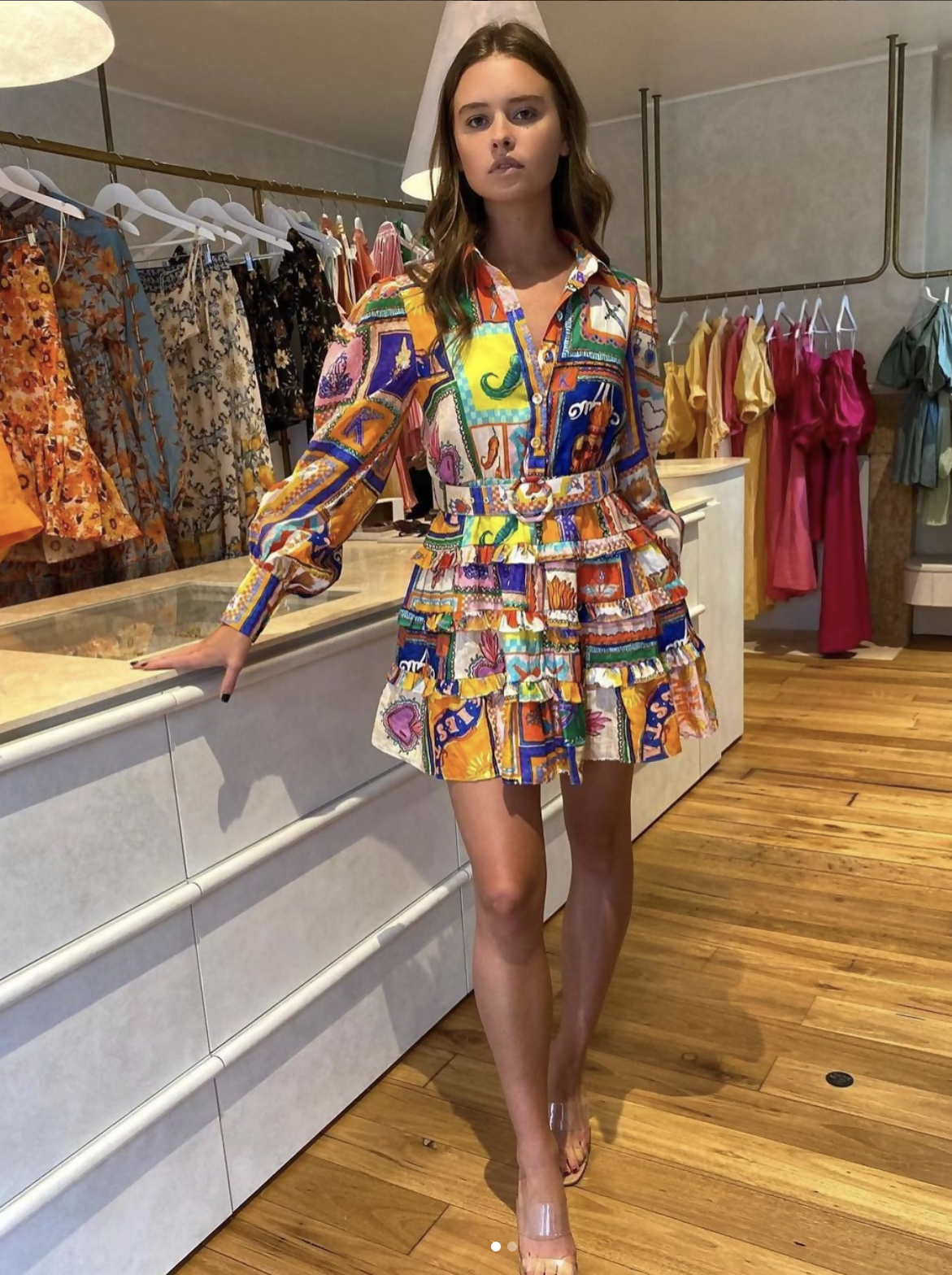Kate Ford Viatoris Layered Dress size 4 (AU14)