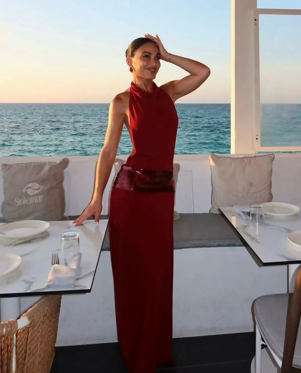 Ance Gria Adele Gown Wine