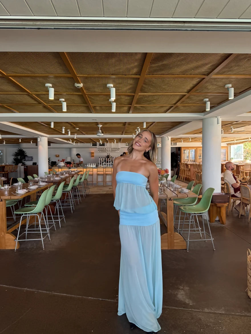 Ance Gria Romeo Aqua Gown Size XS