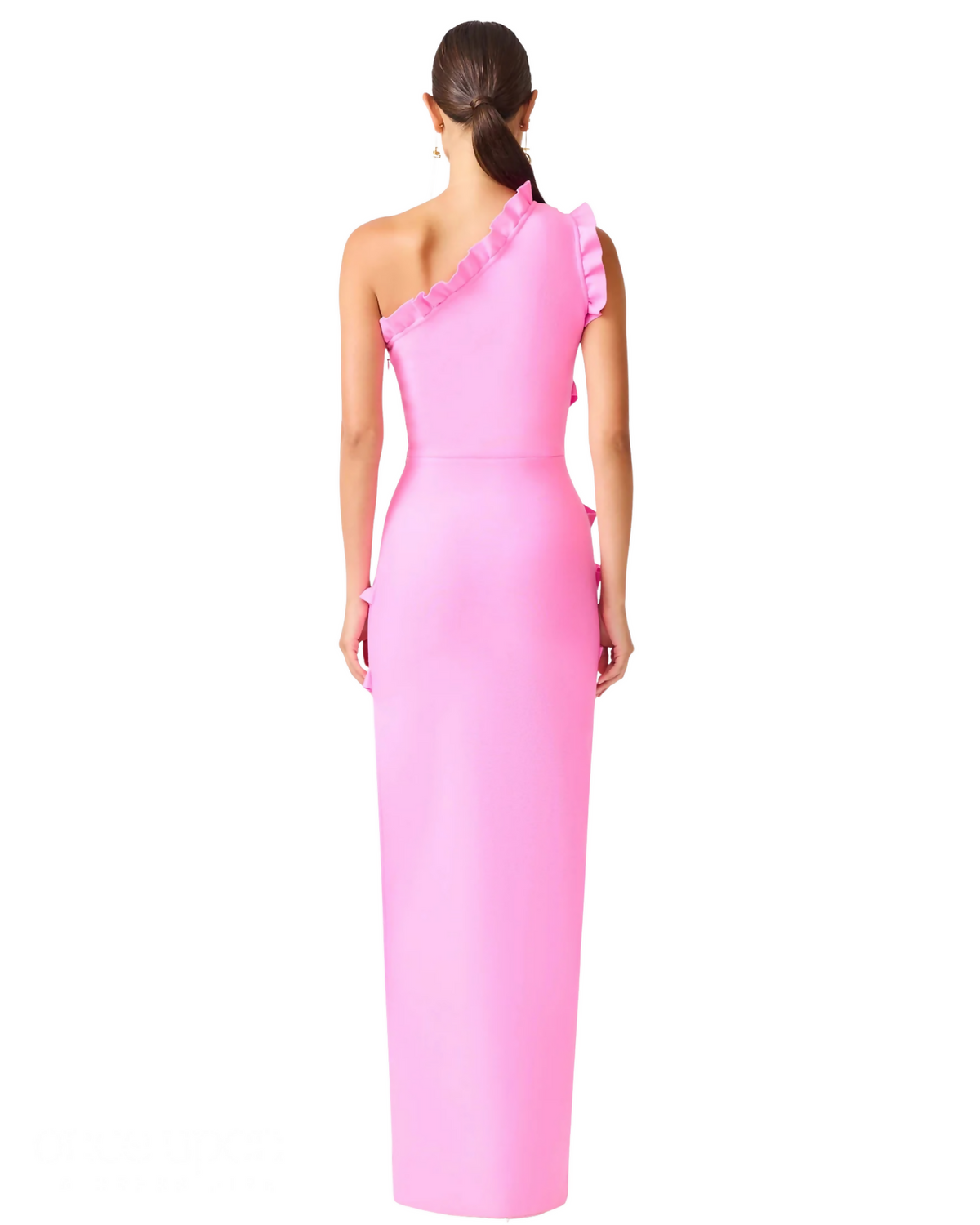 Elliatt Orelia Asymmetrical Gown Pink