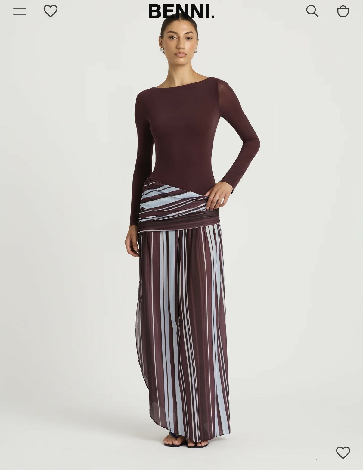 Benni Jana Maxi Dress Size Small