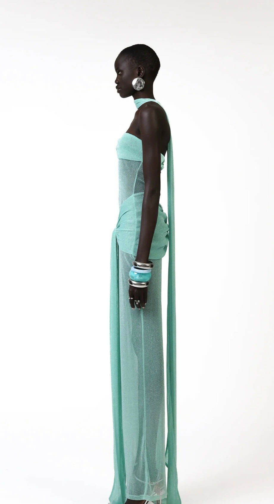 Khanum Kesca Dress Mint | The Designer Hire