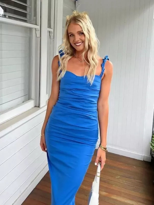 RentSIRTHELABELAzulBalconetteGowninCobaltBlueTheOnlyDressHireAustraliawide5