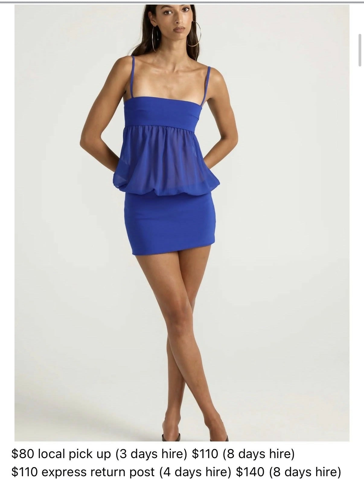 Ance Gria Romeo Mini in Blue Size Small