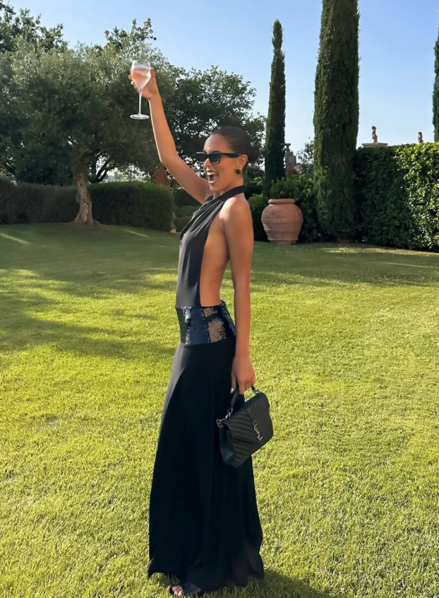 Ance Gria Adele Gown - Black Size XS