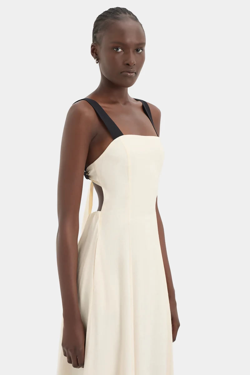 Sir The Label Alya Tie Back Maxi Size 0