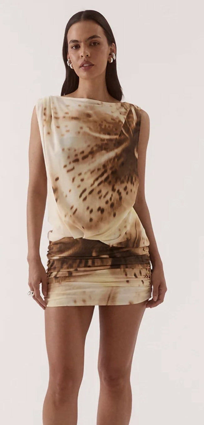 Odette drape mini dress Size 8