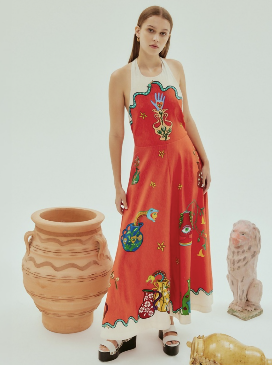 AlemaisRoseHalterDress