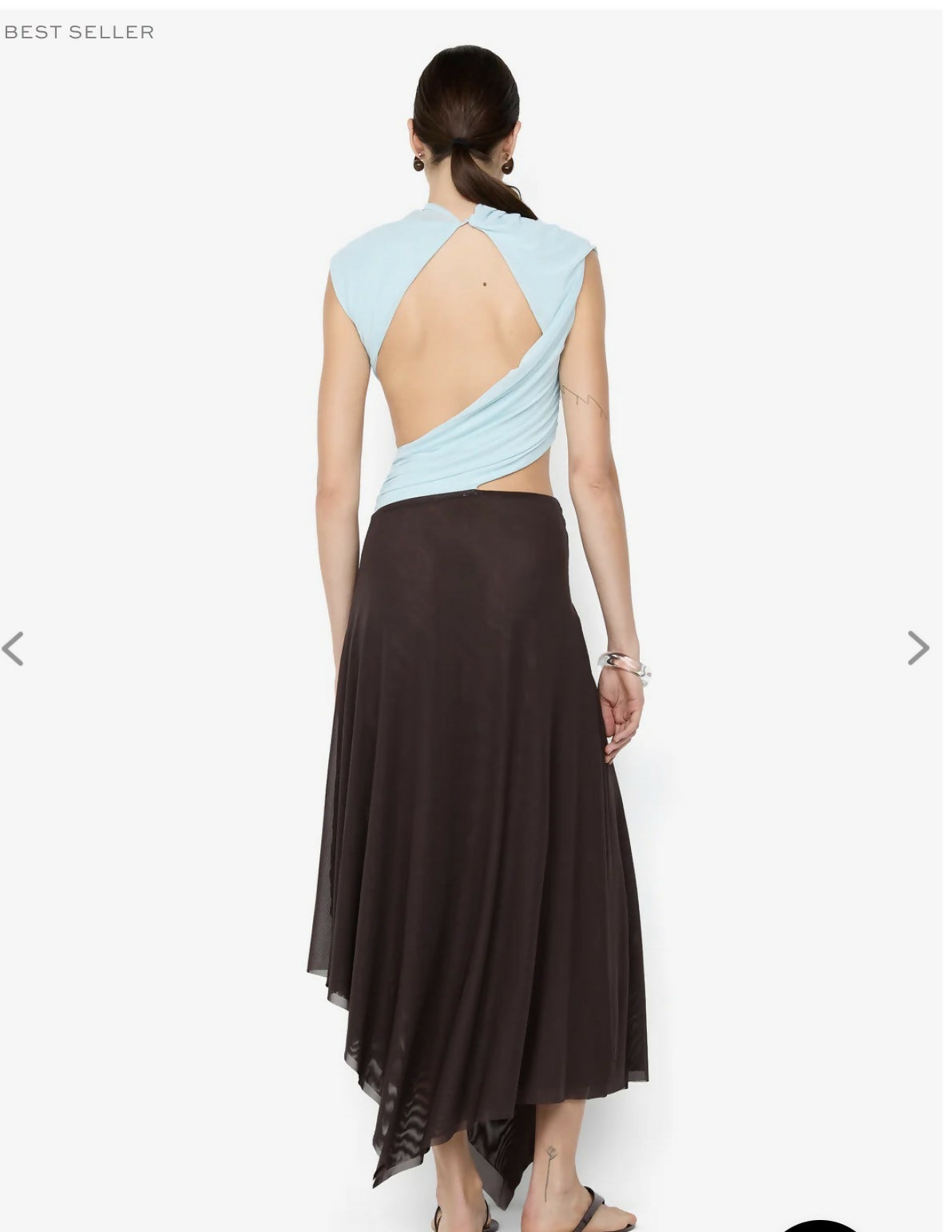 Bec and Bridge Connie Asymm Midi Dress Size 6