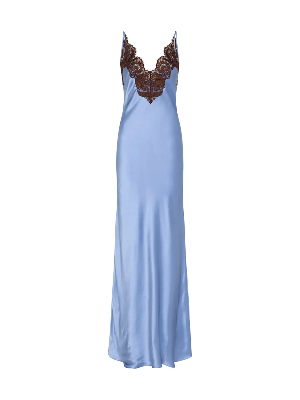 SIR the Label Danseurs Lace Slip Dress in Bleue