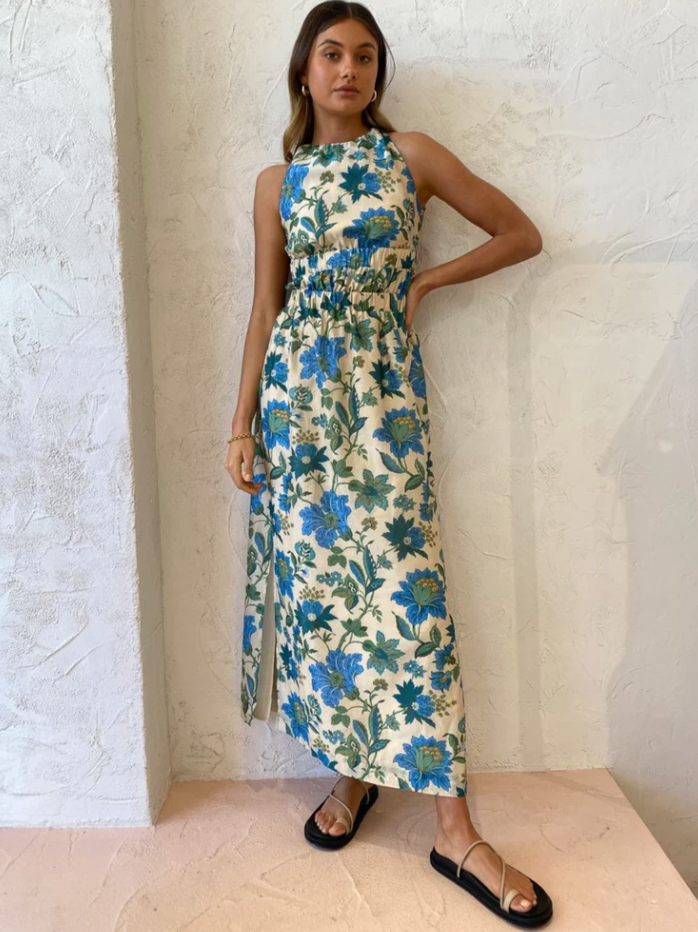 SIR the Label Celia Cross Back Gown