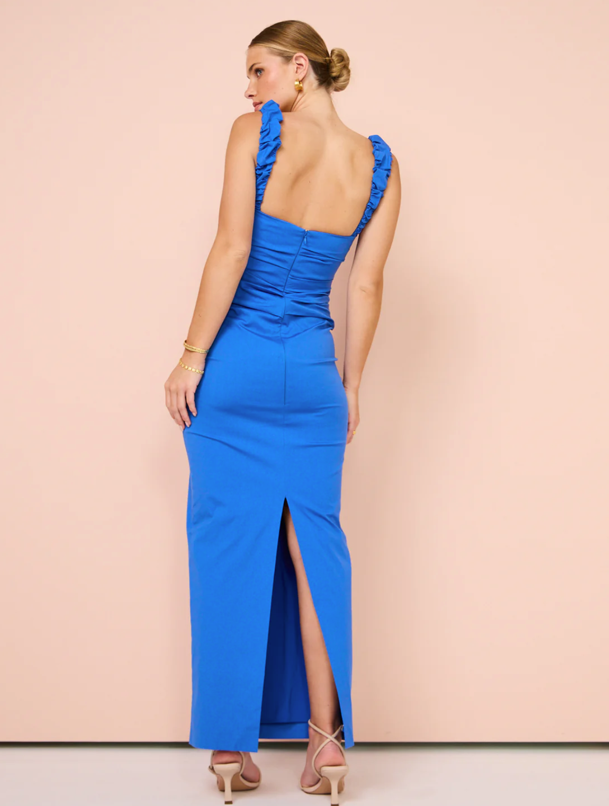 SIR the Label Azul Cobalt Balconette Gown