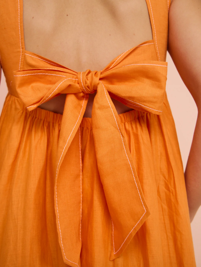 Hansen & Gretel Paloma Dress in Tangerine