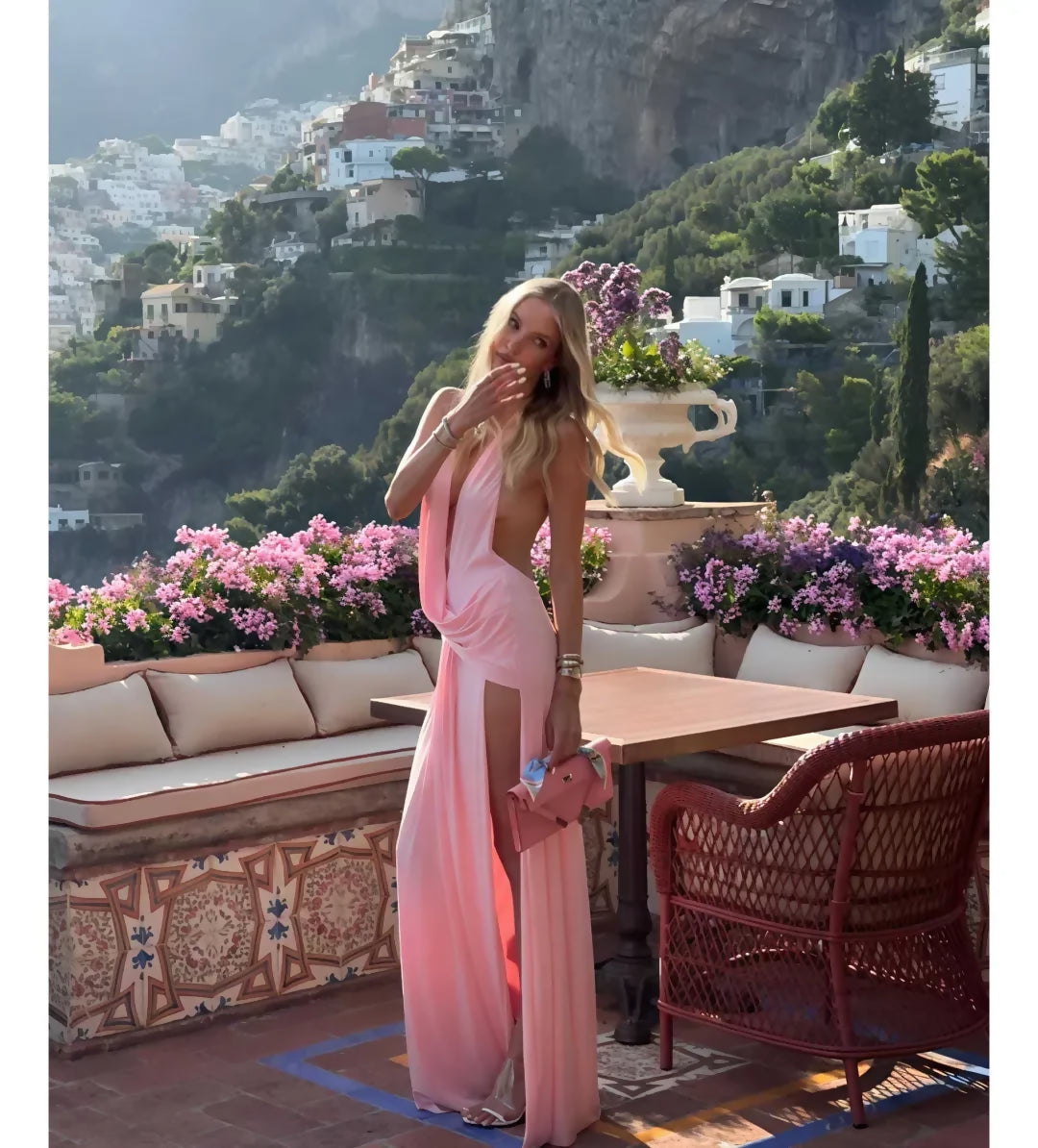 Natalie Rolt Winona Blossom Pink Gown Size 0