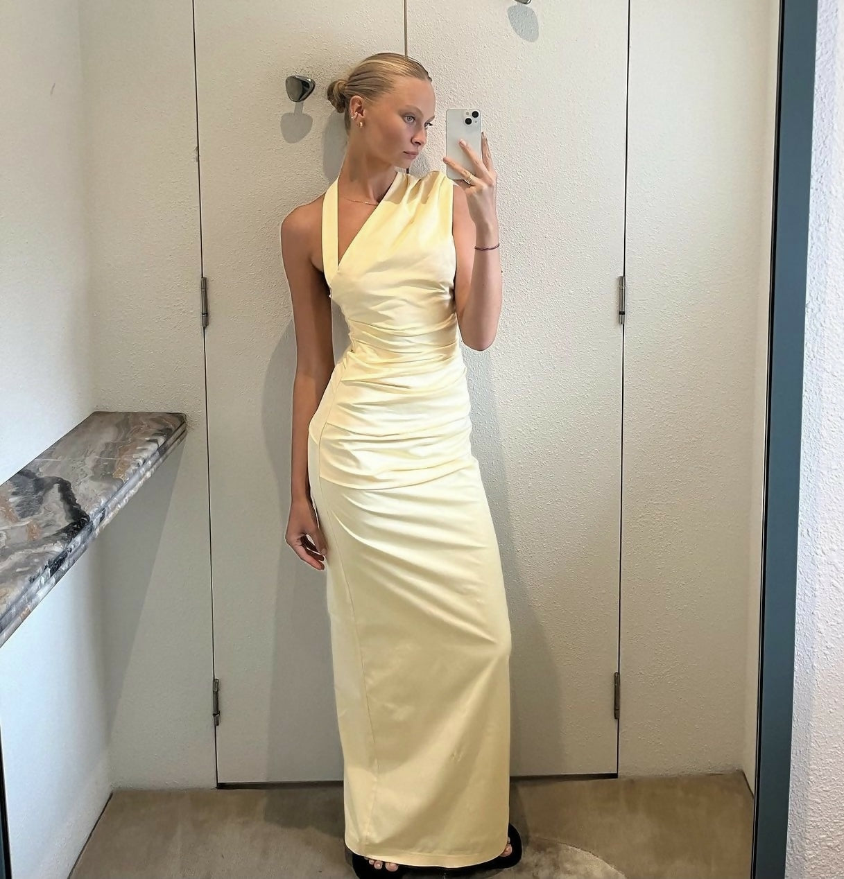 Sir the Label Giacomo Gathered Gown