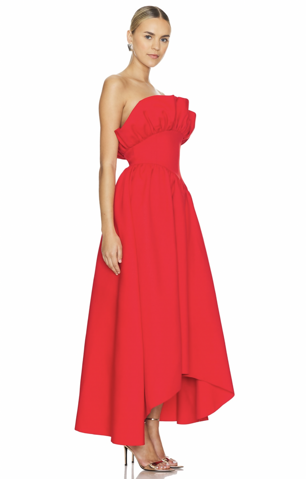 Elliatt Laurel Sleeveless Maxi Dress in Red Size M / AU 10