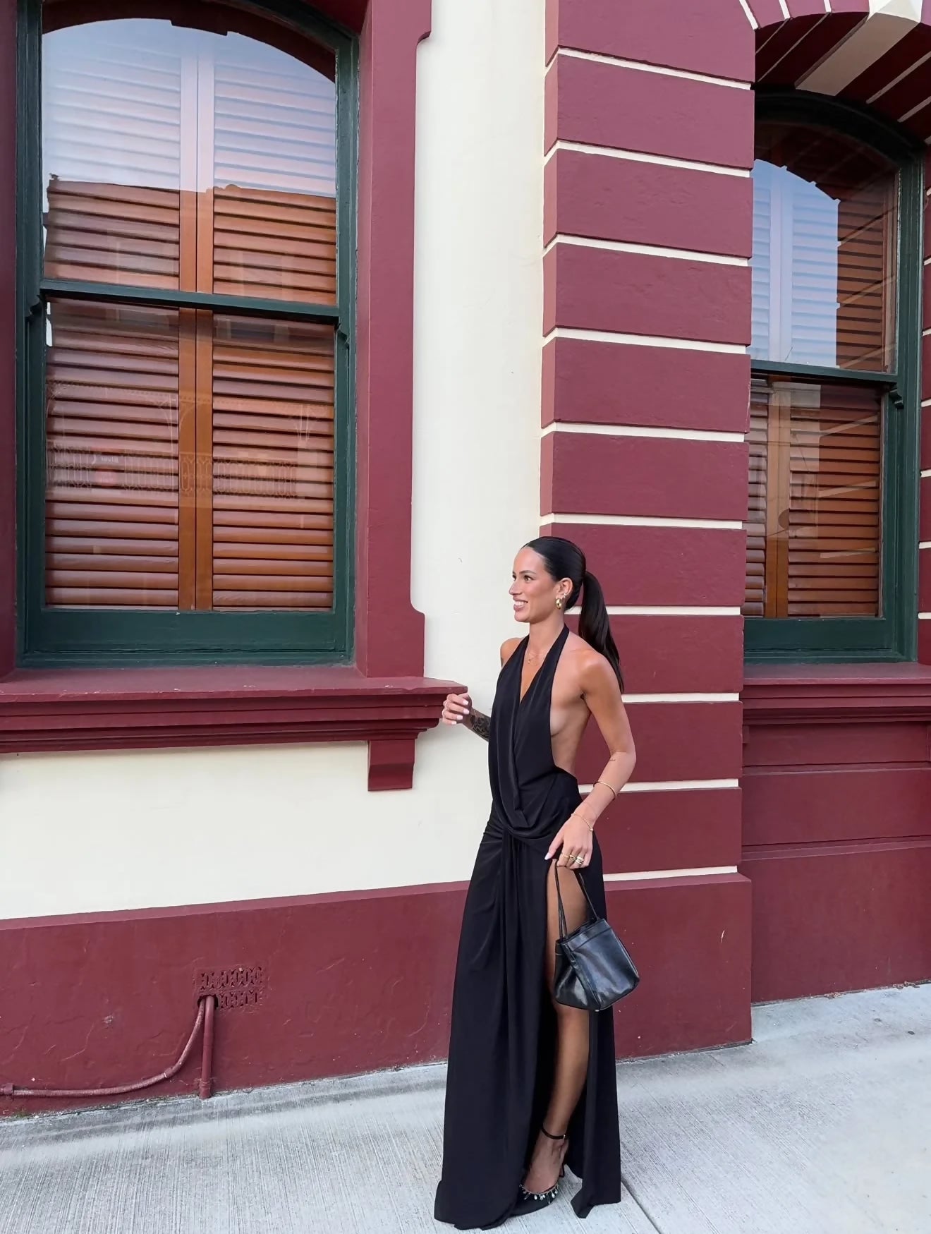 Natalie Rolt Winona Black Gown Size 0