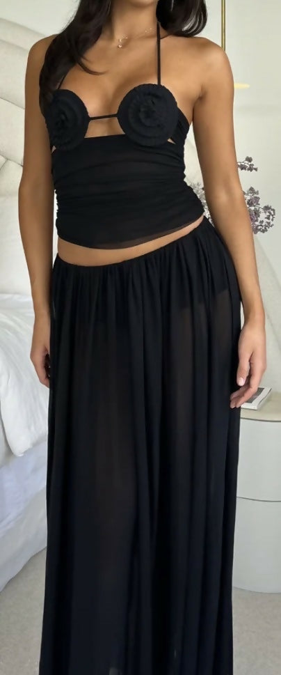 Bec & Bridge Delila Spiral Top and Camilla Maxi Skirt Size 8