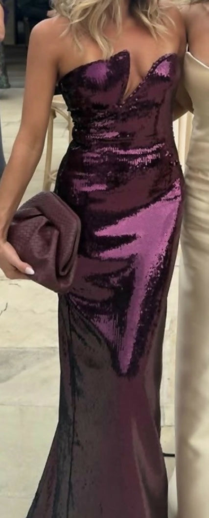 Meshki Winston strapless sequins maxi dress Size XS