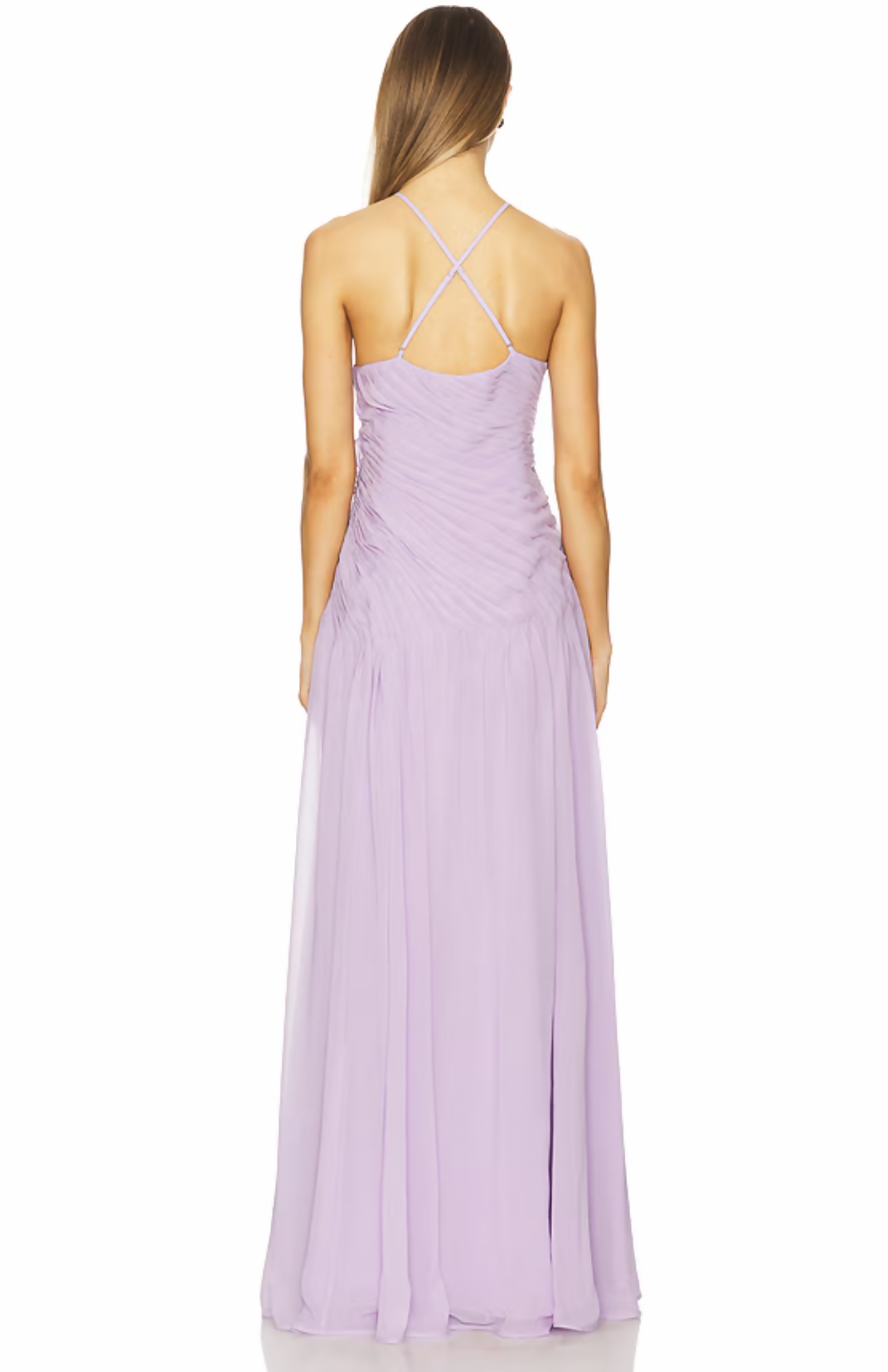 Leo Lin Amya Petal Gown Lilac Size AU 14