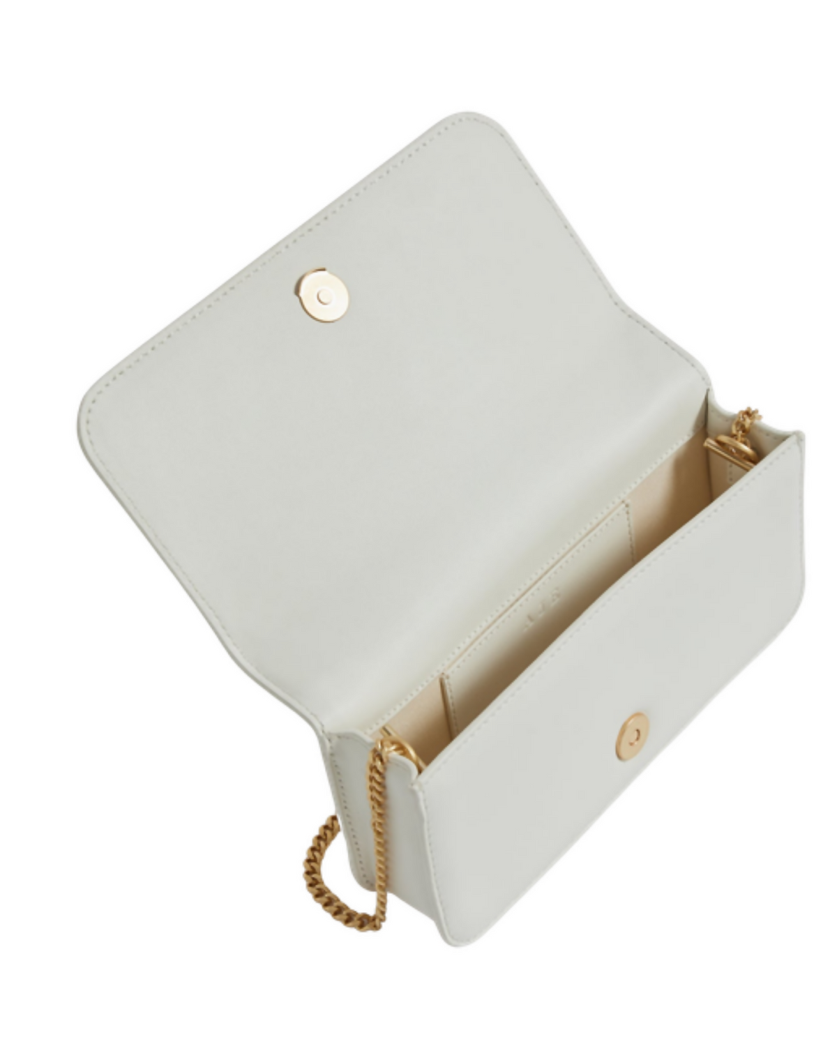 Aje Alessia Flower Clutch Ivory