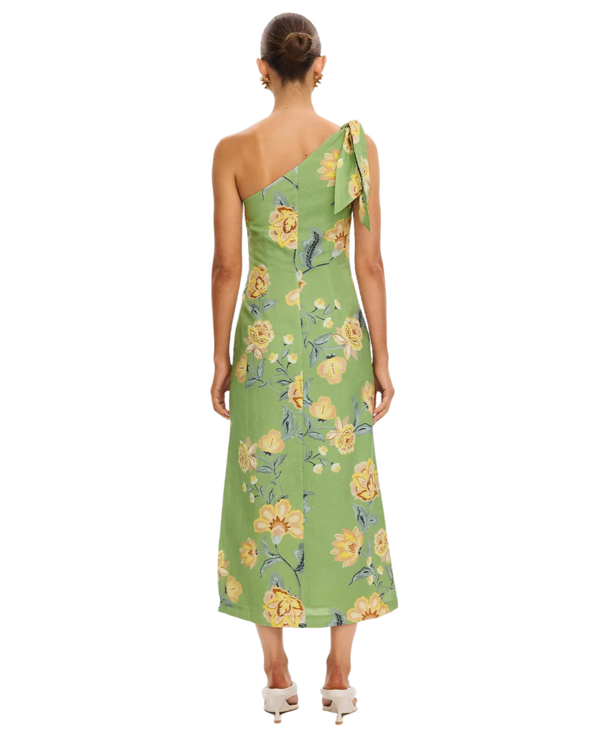 Kivari Eve One Shoulder Midi Dress