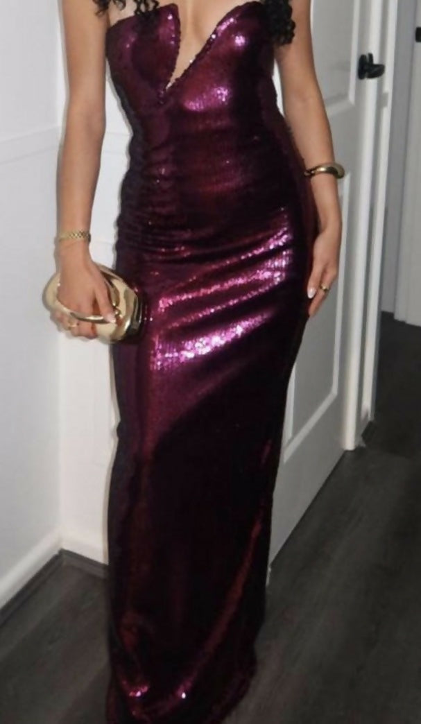 Meshki Winston strapless sequins maxi dress Size XS