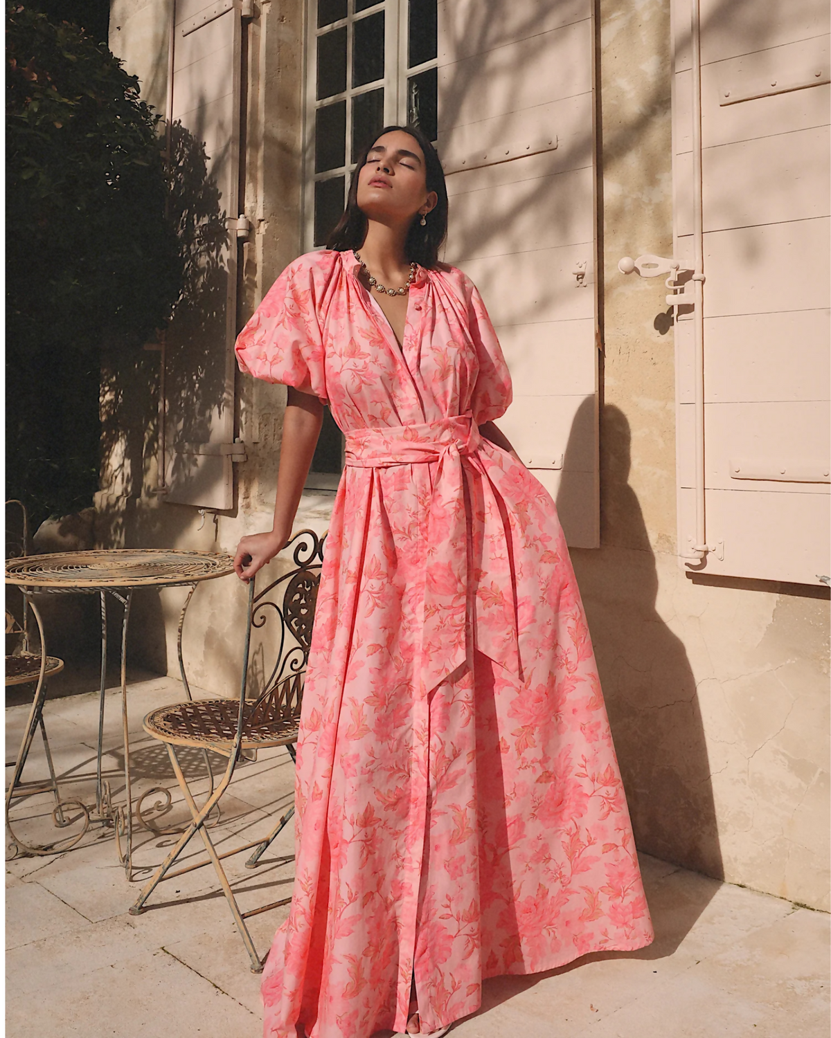 Morton Mac Lucia Dress Blush Rose