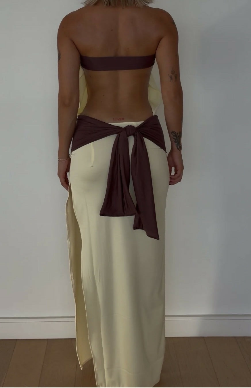 Inka maxi in colour butter Size Small