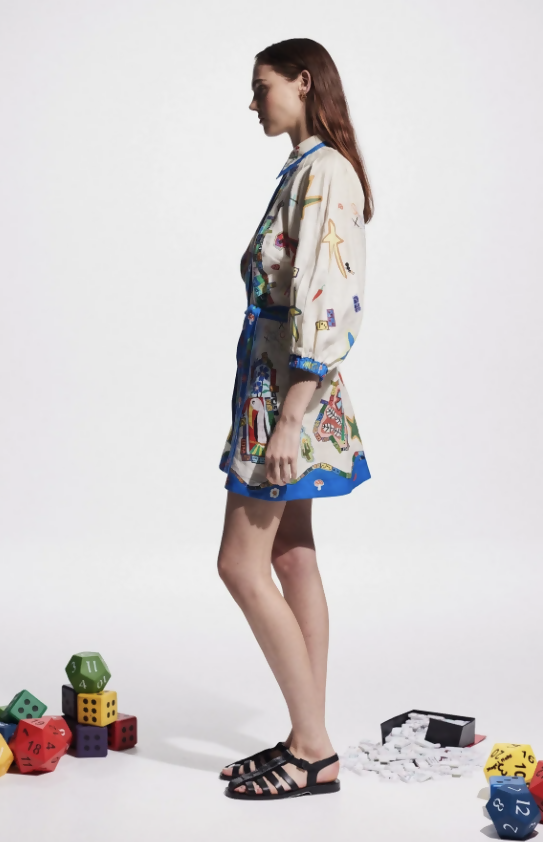 ALÉMAIS Players Mini Dress