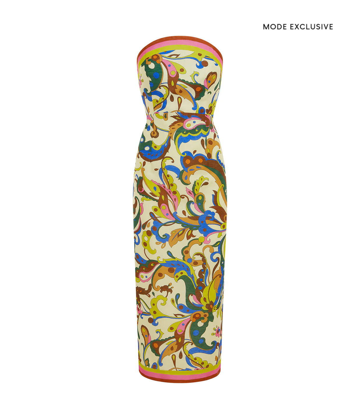 Alemais Ozma Bodice Dress in Cream Multi