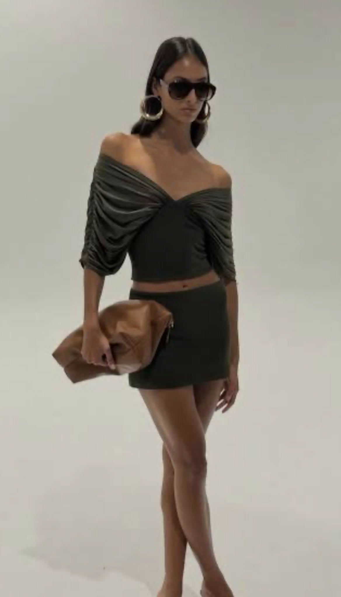 Ance gria Neve set Size XS (Top) / Size S (Skirt)