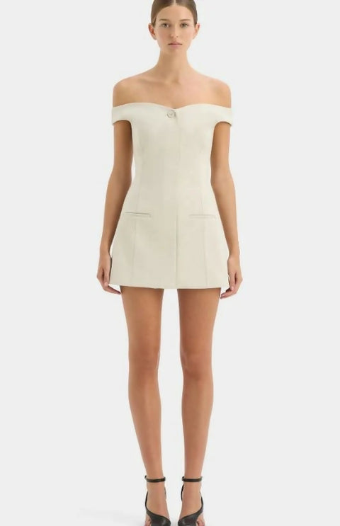 sir off shoulder dress Sir Sandrine Off Shoulder Mini Dress
